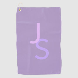 Moderne overlappende monografische Initialen | Paa Golfhanddoek