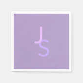 Moderne overlappende monografische Initialen | Paa Servet (Voorkant)