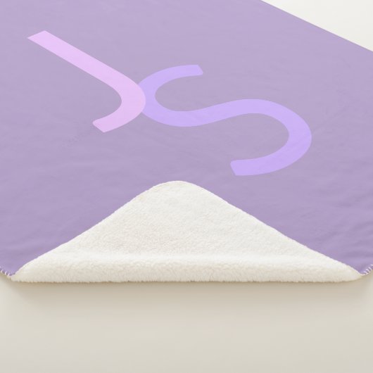 Moderne overlappende monografische Initialen | Paa Sherpa Deken (3/4)