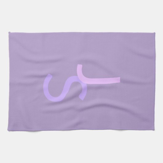 Moderne overlappende monografische Initialen | Paa Theedoek (Horizontaal)