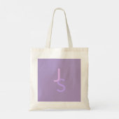 Moderne overlappende monografische Initialen | Paa Tote Bag (Achterkant)