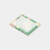 Moderne Overlay Boho Bloemen Kleurrijk Post-it® Notes (Schuin)