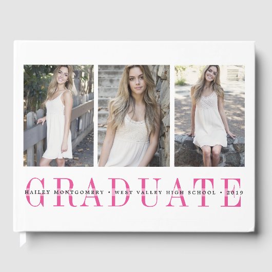 Moderne overlay | Foto Afstuderen Gastenboek (Voorkant)