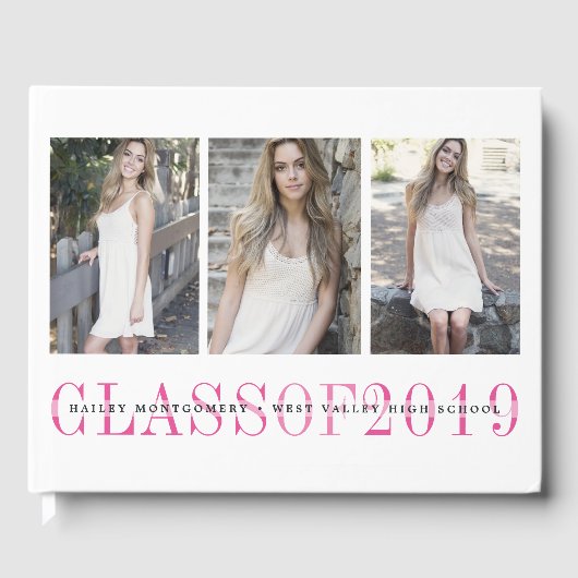 Moderne overlay | Foto Afstuderen Gastenboek (Voorkant)