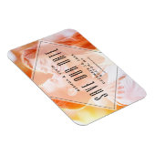 Moderne overlay | Foto Save the Date Magnet Magneet (Rechterzijde)