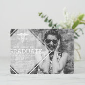Moderne overlay | RN Graduation Party Photo Kaart (Staand voorkant)