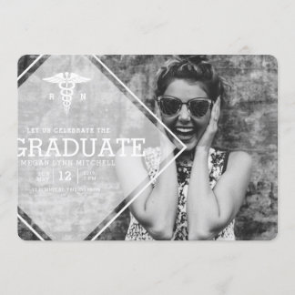 Moderne overlay | RN Graduation Party Photo Kaart