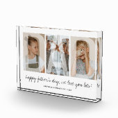 Moderne overlay vader familie fotoblokken (Rechts)