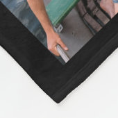 Moderne Paar Liefde Quote 19 Fotocollage Fleece Deken (Hoek)