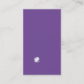 Moderne paardebloemen visitekaartje (Achterkant)