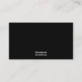 Moderne paardenfoto paarden coaching visitekaartje (Achterkant)