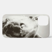 Moderne paardenliefhebber Paardenruiter Case-Mate iPhone Case (Achterkant (horizontaal))
