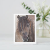 Moderne paardenschildering briefkaart (Staand voorkant)