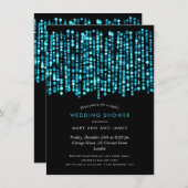 Moderne paardenweduweschower - Turquoise - lichten Kaart (Voorkant / Achterkant)