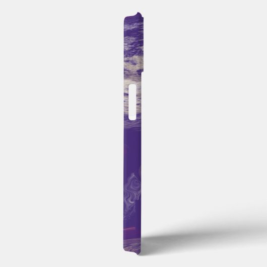 Moderne Paarse Abstracte kunstschilderkunst monogr Case-Mate iPhone Case (Achterkant / Rechts)