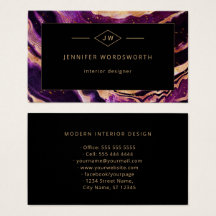 Moderne Paarse Abstracte zwarte tribune