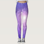 Moderne Paarse  Athletic Workout Leggings<br><div class="desc">.Meisjes paarse moderne abstracte werkuitloopdesign voor uw oefenroutine. Ideaal voor de sportschool,  teamsporten of rondlopen in het meer.</div>