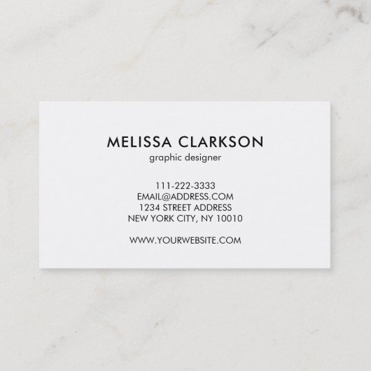 Moderne paarse blauwe waterverf spetterende profes visitekaartje (Achterkant)