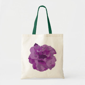 Moderne Paarse Camellia Bloem Tote Bag