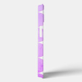 Moderne Paarse cirkels | Monogram Case-Mate iPhone Case (Achterkant / Rechts)