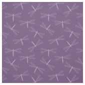 Moderne Paarse dragonfly Stof (Swatch)