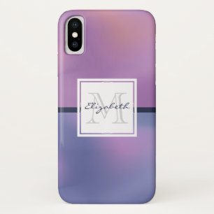 Moderne Paarse en roze ronddraaiende Abstracte mon Case-Mate iPhone Case