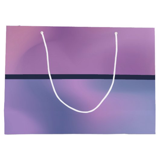 Moderne Paarse en roze ronddraaiende Abstracte ver Groot Cadeauzakje (Achterkant)