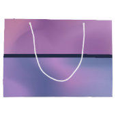 Moderne Paarse en roze ronddraaiende Abstracte ver Groot Cadeauzakje (Achterkant)