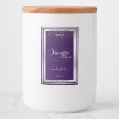 Moderne Paarse etiketten voor productverpakking Zi (Voorkant)