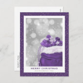 Moderne Paarse feestdagen (Voorkant / Achterkant)