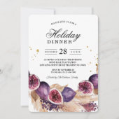 Moderne Paarse figuren en pampas- en goudvallen Kaart (Voorkant)