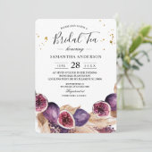 Moderne Paarse figuren en pampas- en goudvallen Kaart (Staand voorkant)