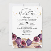 Moderne Paarse figuren en pampas- en goudvallen Kaart (Voorkant)