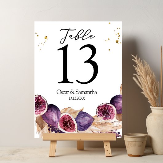 Moderne Paarse figuren en pampas- en goudvallen Kaart