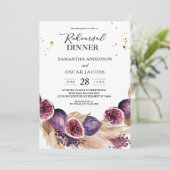 Moderne Paarse figuren en pampas- en goudvallen Kaart (Staand voorkant)