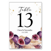 Moderne Paarse figuren en pampas- en goudvallen Kaart (Voorkant)