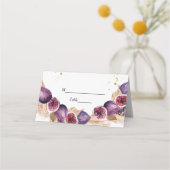 Moderne Paarse figuren en pampas- en goudvallen Plaatskaartje (Voorkant)