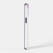 Moderne Paarse Floral iPhone 15 Case (Rechterkant)