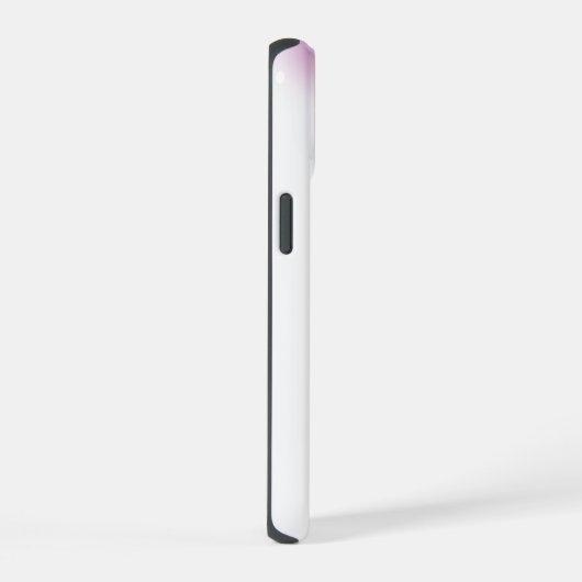 Moderne Paarse Floral iPhone 15 Case (Rechterkant)