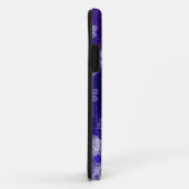 Moderne paarse florale achtergrond Case-Mate iPhone case (Achterkant/rechts)