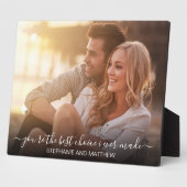 Moderne paarse foto Beste keuze altijd op maat gem Fotoplaat (Zijkant)