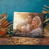 Moderne paarse foto Beste keuze altijd op maat gem Fotoplaat (Zijkant)