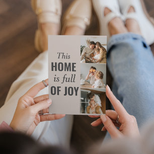 Moderne paarse foto- en familiefoto