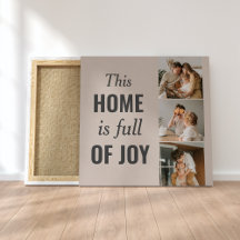 Moderne paarse foto- en familiefoto