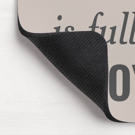 Moderne paarse foto- en familiefoto muismat (Hoek)