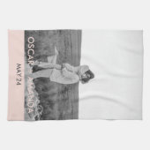 Moderne paarse foto's en serie Quote GiftMode Theedoek (Horizontaal)