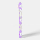 Moderne Paarse Gele en Mint Monogram Geometrisch Case-Mate iPhone Case (Achterkant / Links)
