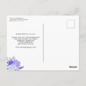 Moderne Paarse Glam Silver Tiara Quinceañera Briefkaart (Achterkant)