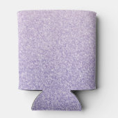 Moderne Paarse Glitter Sparkles Personated Name Blikjeskoeler (Achterkant)