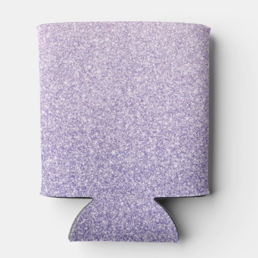 Moderne Paarse Glitter Sparkles Personated Name Blikjeskoeler (Achterkant)